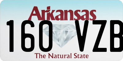 AR license plate 160VZB
