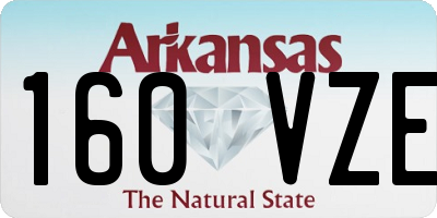 AR license plate 160VZE