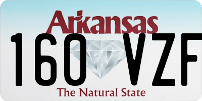 AR license plate 160VZF