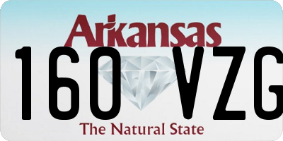 AR license plate 160VZG