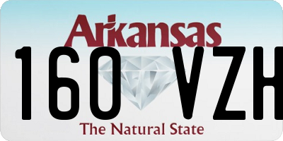 AR license plate 160VZH