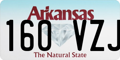 AR license plate 160VZJ