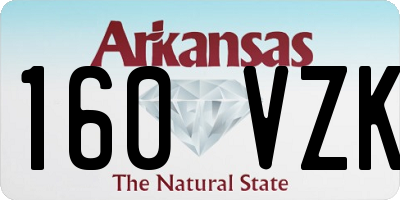 AR license plate 160VZK