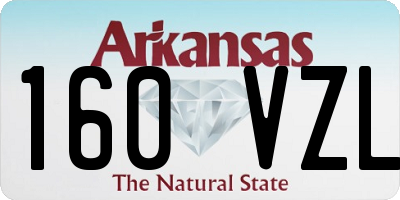 AR license plate 160VZL