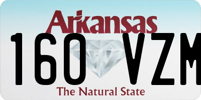 AR license plate 160VZM