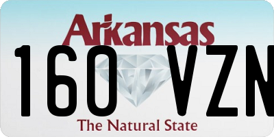 AR license plate 160VZN