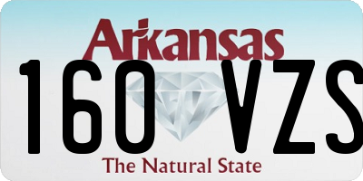 AR license plate 160VZS