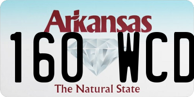 AR license plate 160WCD