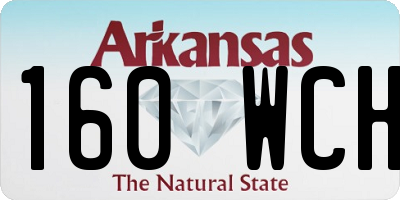 AR license plate 160WCH