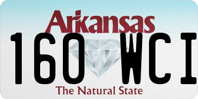 AR license plate 160WCI