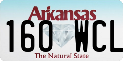 AR license plate 160WCL