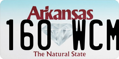 AR license plate 160WCM