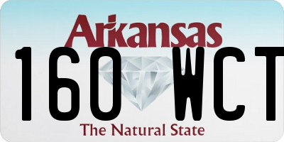 AR license plate 160WCT