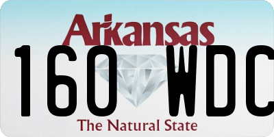 AR license plate 160WDC