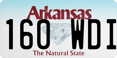 AR license plate 160WDI