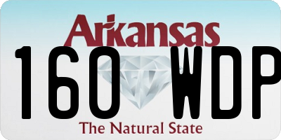 AR license plate 160WDP