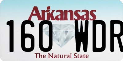 AR license plate 160WDR