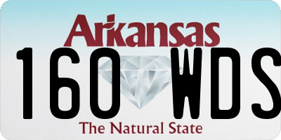 AR license plate 160WDS