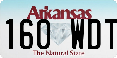 AR license plate 160WDT