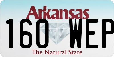 AR license plate 160WEP