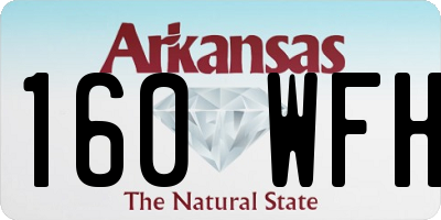 AR license plate 160WFH
