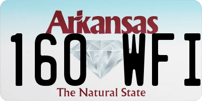 AR license plate 160WFI