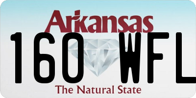 AR license plate 160WFL