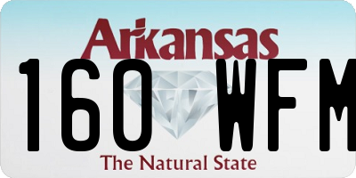 AR license plate 160WFM