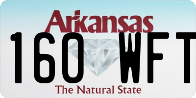 AR license plate 160WFT