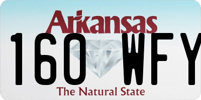 AR license plate 160WFY