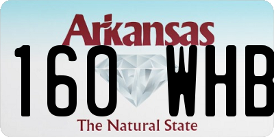 AR license plate 160WHB