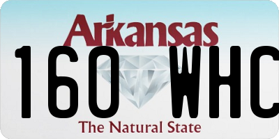 AR license plate 160WHC