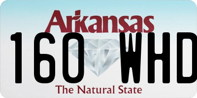 AR license plate 160WHD