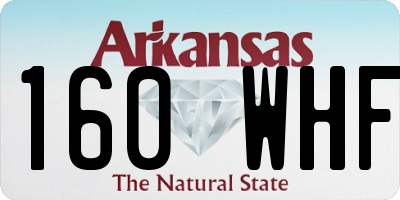 AR license plate 160WHF