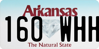 AR license plate 160WHH
