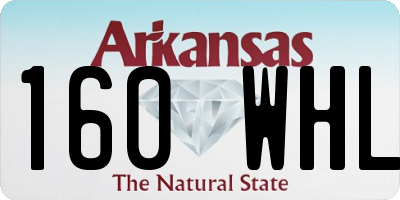 AR license plate 160WHL