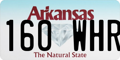 AR license plate 160WHR
