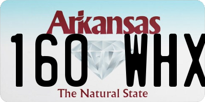 AR license plate 160WHX