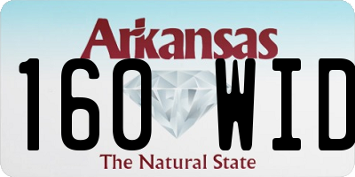 AR license plate 160WID