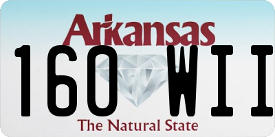 AR license plate 160WII