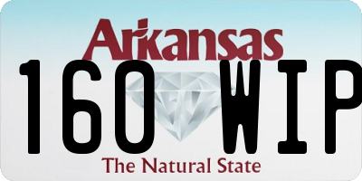 AR license plate 160WIP