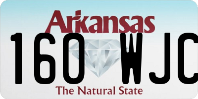 AR license plate 160WJC