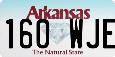 AR license plate 160WJE