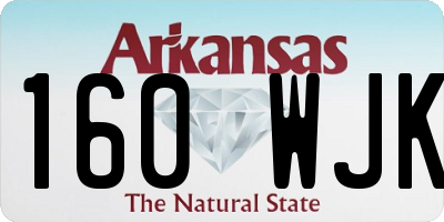 AR license plate 160WJK