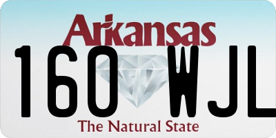 AR license plate 160WJL