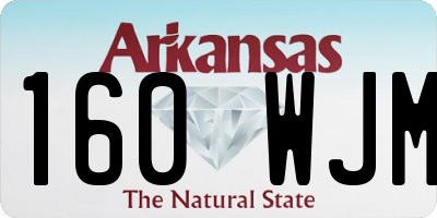 AR license plate 160WJM