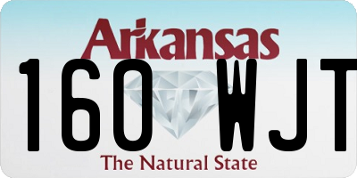 AR license plate 160WJT