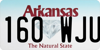 AR license plate 160WJU