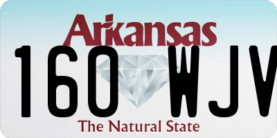 AR license plate 160WJV