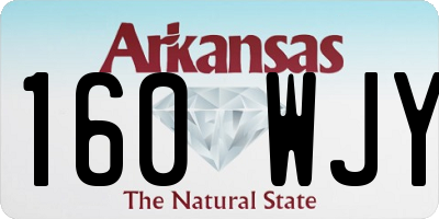 AR license plate 160WJY